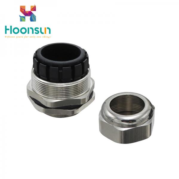 Quality MG12 Metal Brass Cable Gland Metric Thread Strengthened Type Acid Resistance Protection for sale