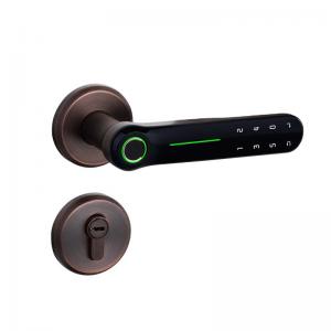 China Hot Selling Indoor Smart Fingerprint Door Lock With Silent Lock Body Keyless Entry Home with Your Smartphone on sale