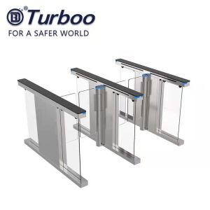 Transparent Acrylic Speed Gate Turnstile Access Control System