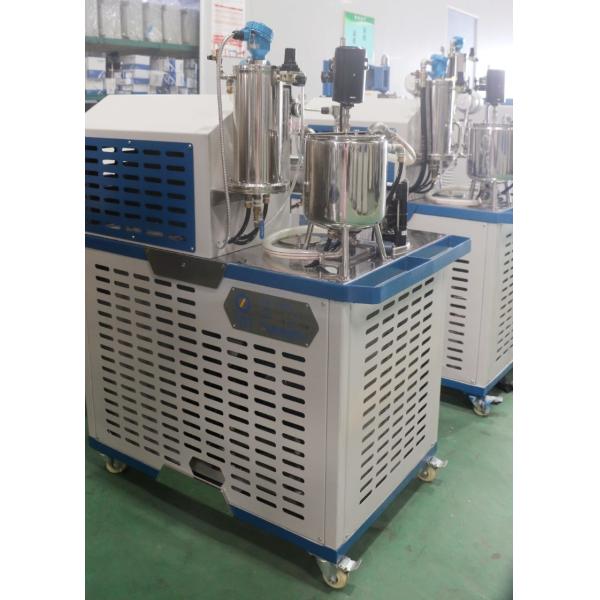 1L Capacity Laboratory Nano Bead Mill / Horizontal Sand Mill With Chiller Together