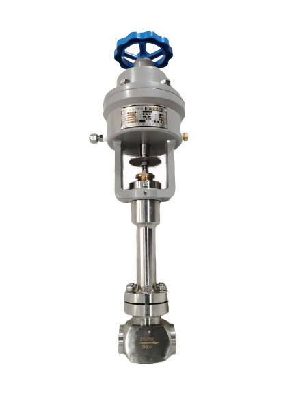 Emergency Shut Off High Pressure Cryogenic Valve Pneumatic Welding Type