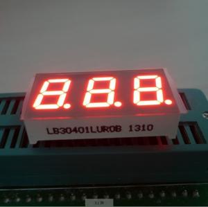 China Triple Digit 7 Segment LED Digital Display For Instrument Panel Indicator 0.40 inch on sale