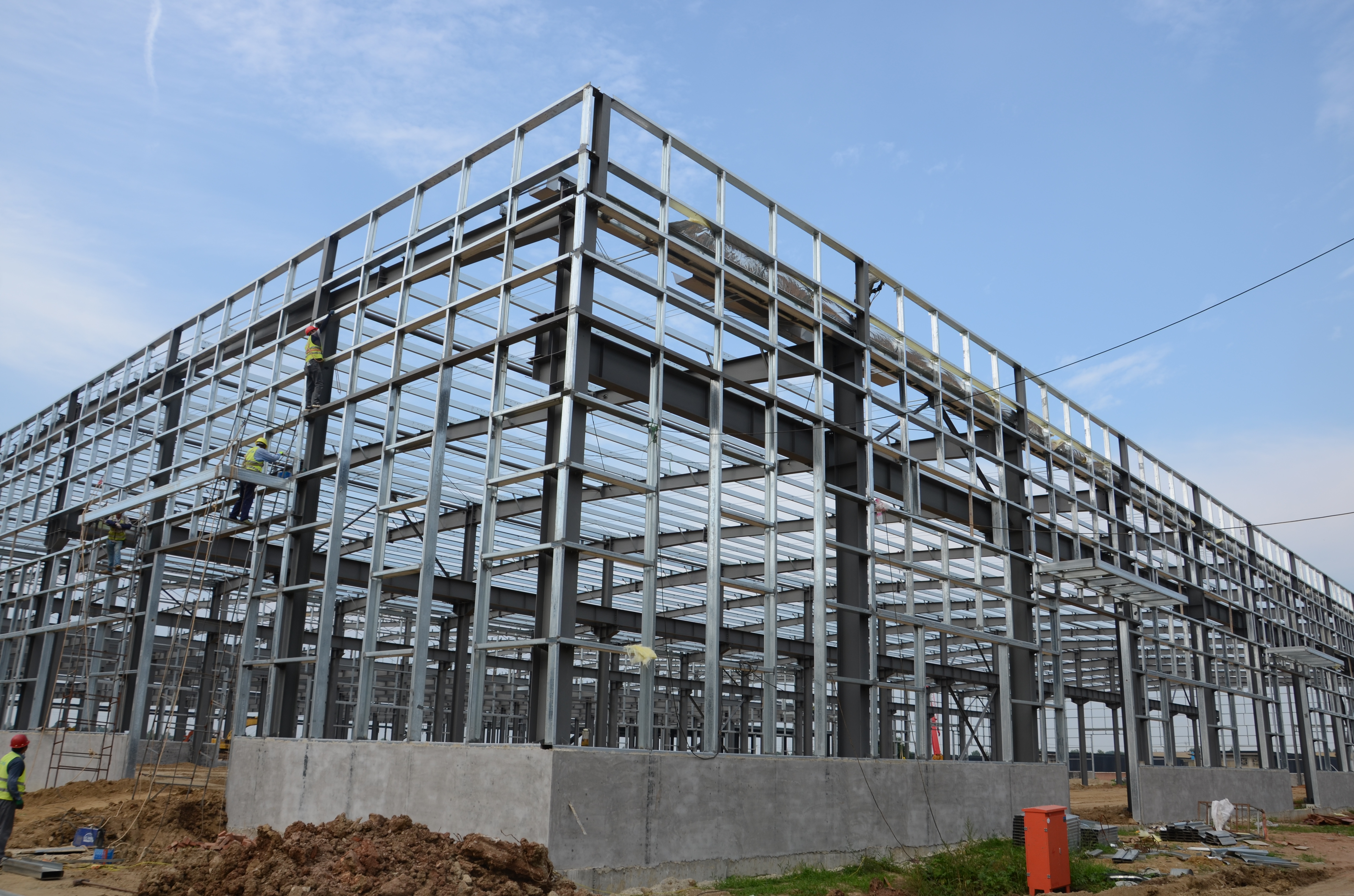 Low Cost Prefab Steel Warehouse Factory For Logistics Storage