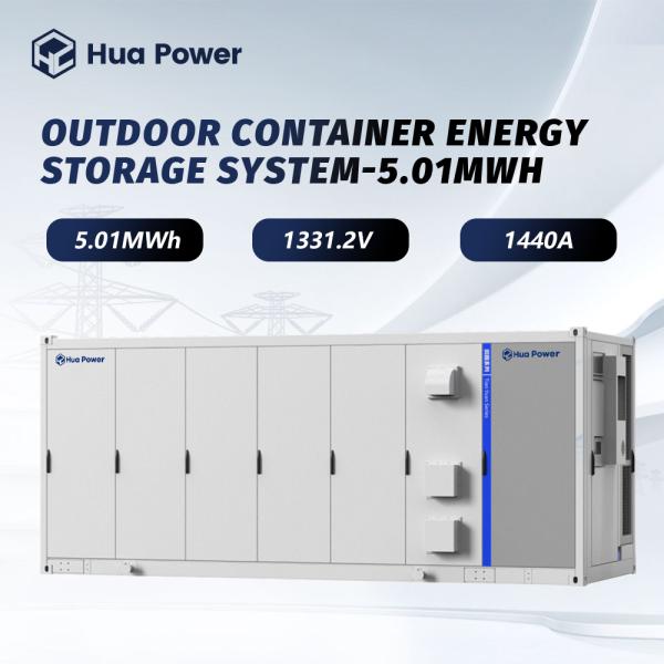 5.01MWh Container Battery Energy Storage System Liquid Cooling For Large Scale Project Storage Battery Manufacturer
