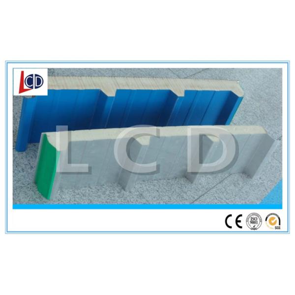 Iron Roofing Sheet Sandwich Panel Machine Continuous Type Manual Feeding