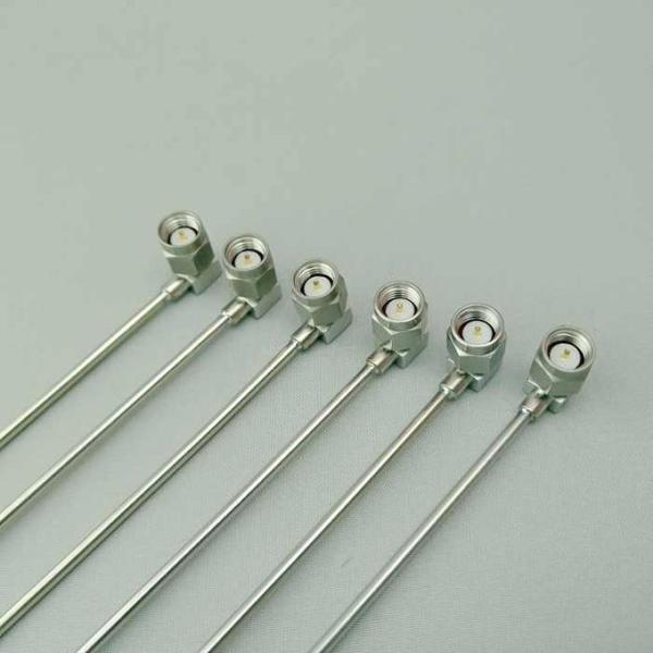 SMA RA Microwave Cable Semi Rigid RF Cable Assembly 18GHz Frequency 1
