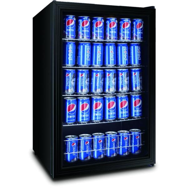 Integrated Coca Cola Glass Front Refrigerator Digital Temp Control