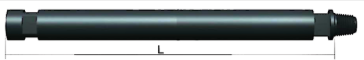 76mm 2 3/8" API REG DTH Drill Pipe With 23CrNi3Mo Alloy Down The Hole Drill Rod For High Efficiency Drilling