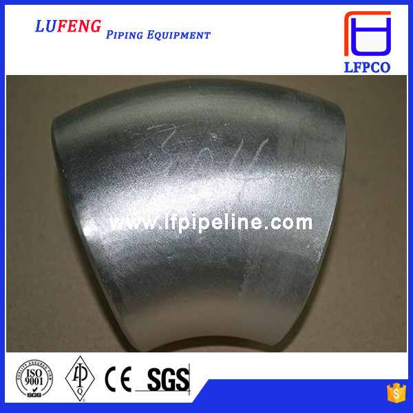 astm a403 B16.5 stainless steel 30 degree pipe elbow for ASTM pipe connection