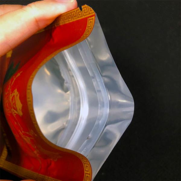 Hot Stamping Weed Packaging Mylar With Child Resistant Zipper