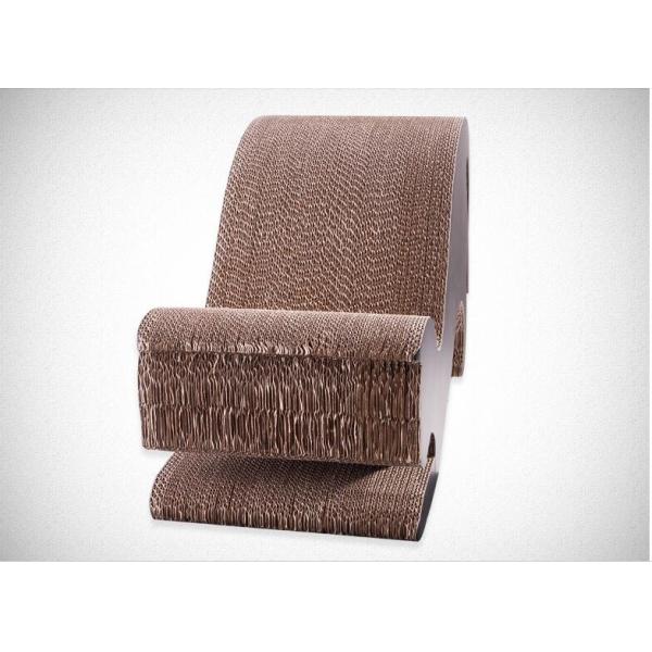 Environmental Friendly Wave Cat Scratcher Sturdy With Stimulating Silver Vine