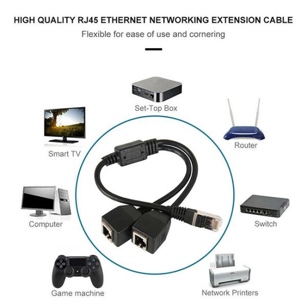 0.3m Length Cat5 Rj45 Cable