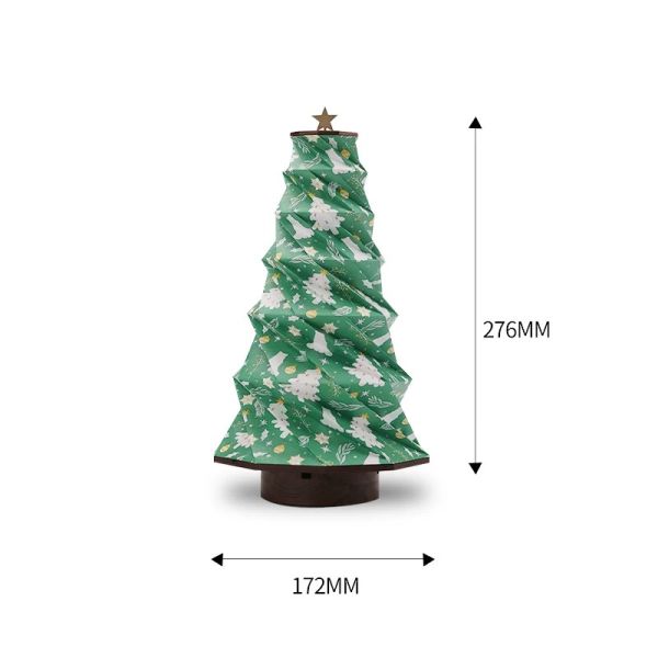 IP20 Waterproof Christmas Paper Lamp Bluetooth Tree Lights Decoration 40.7cm