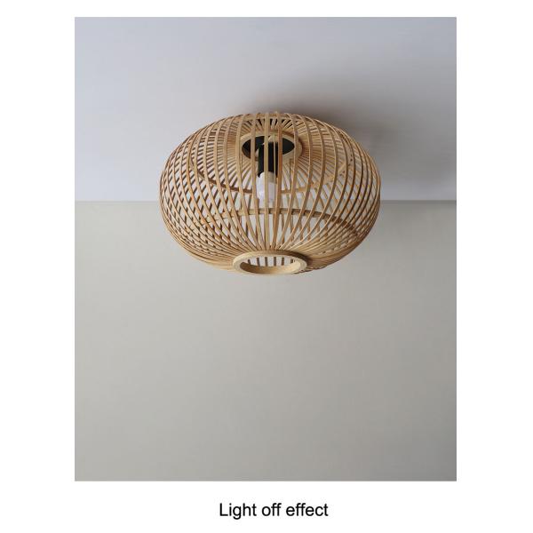 Customized Wicker Lamp Shade Pendant For Indoor Hallway Ceiling