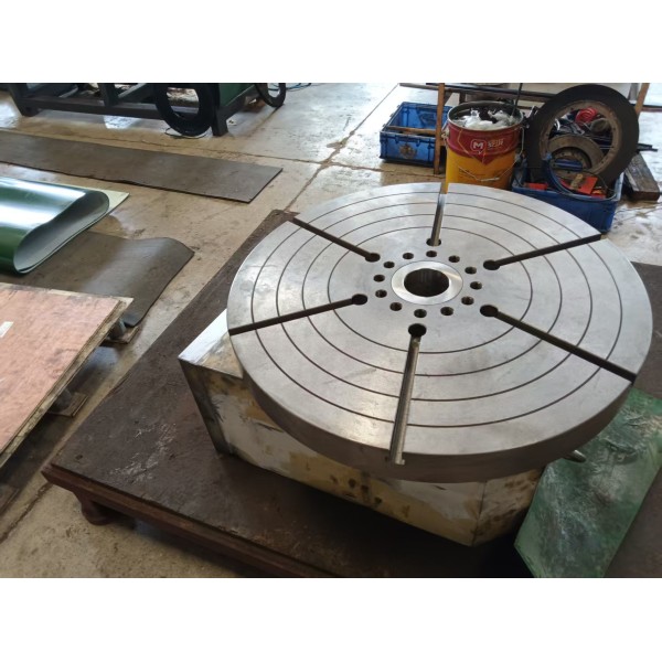 Industrial 4th Worm Gear Rotary Table Horizontal Load Capacity 250kg - 35000kg