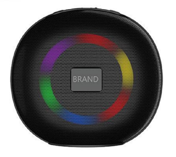 5W Portable Bluetooth Speaker,RGB Light, TF/FM/USB, Hands-Free Call, 200mAh, Strap, V5.3,for outdoor, gifts, and promotions