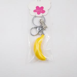 Buy cheap Promotion Plastic Simulate Fruit Flashing Yellow Banana LED Keychain Light Key Rings product