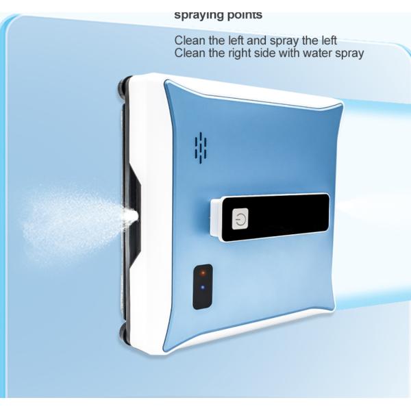Custom Label Dual Ultrasonic Spray Glass Window Cleaner Robot for Smart Home Cleaning