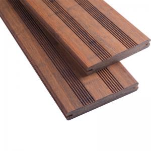 Buy cheap Grey Waterproof Bamboo Composite Decking 20mm Bamboo Flooring Deck product