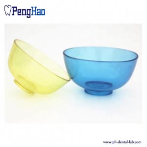 China Dental flexible silicone rubber large cheap plastic mixing bowls on sale