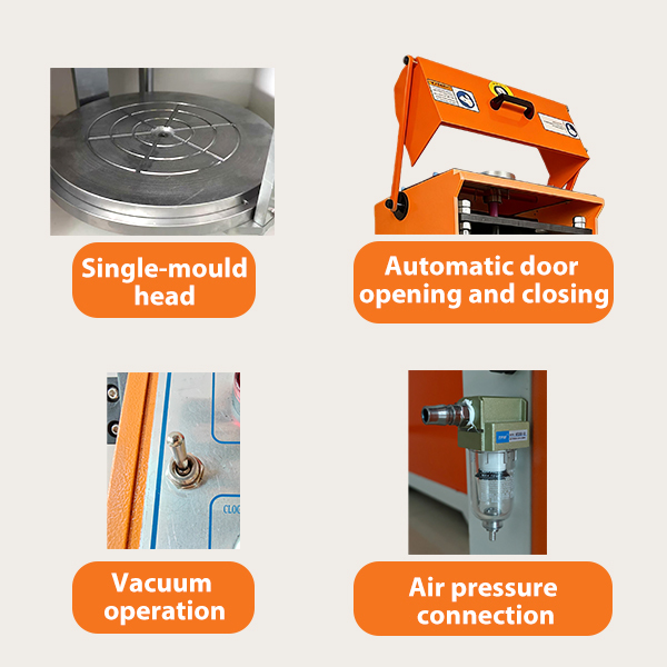 Semi-Automatic Centrifuge Machine Zinc Alloy Pet lapel Pin Casting Rotary Casting Equipment
