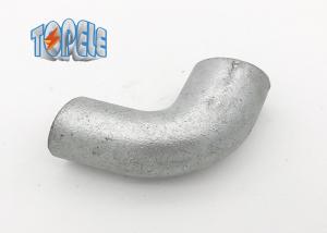 Buy cheap Female Connection BS4568 Conduit Hot Dip Galvanized Malleable Iron Solid Elbow product
