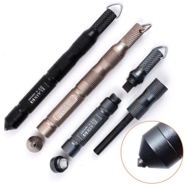 Tungsten steel head multi - purpose outdoor flint mantle sticks camping supplies survival tools