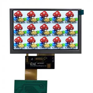 China 5 Inch WVGA TFT Display Screen With RGB Interface FPC Connector on sale