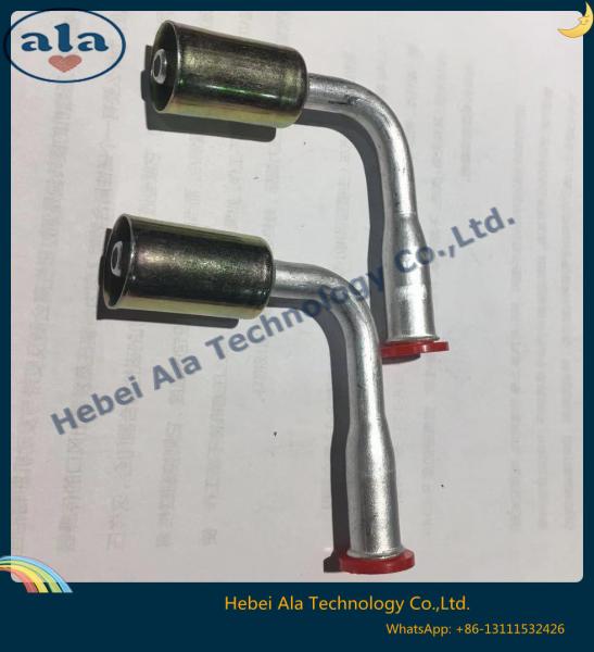 #6 #8 #10 #12Quick joint with Iron jacket Auto air conditioning fitting 90 Degree ac hose fitting hose end connecto