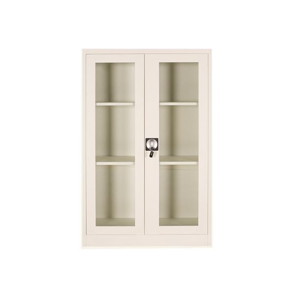 Waterproof Fireproof Glass Door Filing Cabinet Knock Down Office Steel