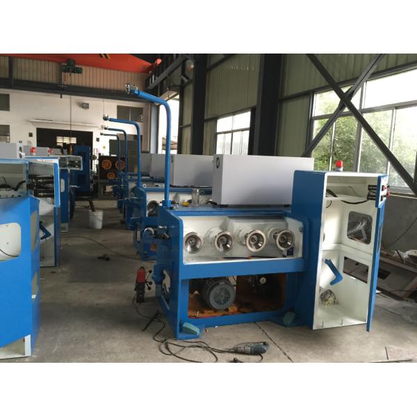 2000mpm Aluminium Wire Drawing Machine , 24DW Horizontal Type Wire Making Machine