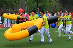 Buy cheap Transparent Cylinder Inflatable Sports Games Tennis Racket For Team Building product