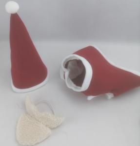 Buy cheap Stuffed Planet Friendly Plush Dog Toys Santa Dog Toy Christmas Wears product