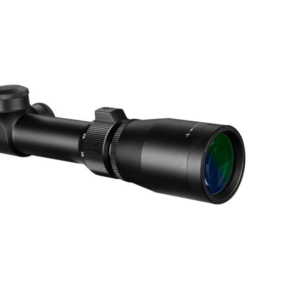 Black Air Rifle Scope Optical Sight 3-9x40 Retractable With Base