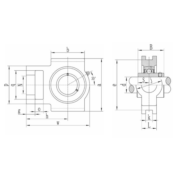 440c Take Up Bearing Unit Set Screw Locking Stainless Pillow Block Wide Slot SUCST208