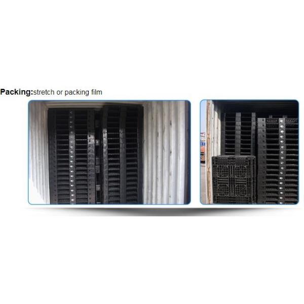 Custom 1200x1000x150 mm 4 way entry anti-slip plastic pallet, Cheap accept custom single faced plastic pallet prices