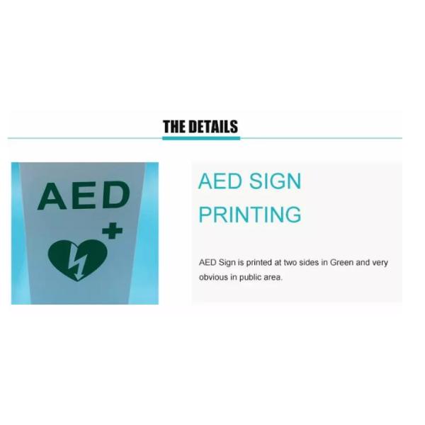 AED Defibrillator Wall Mounted Box Custom Printing Logo Available