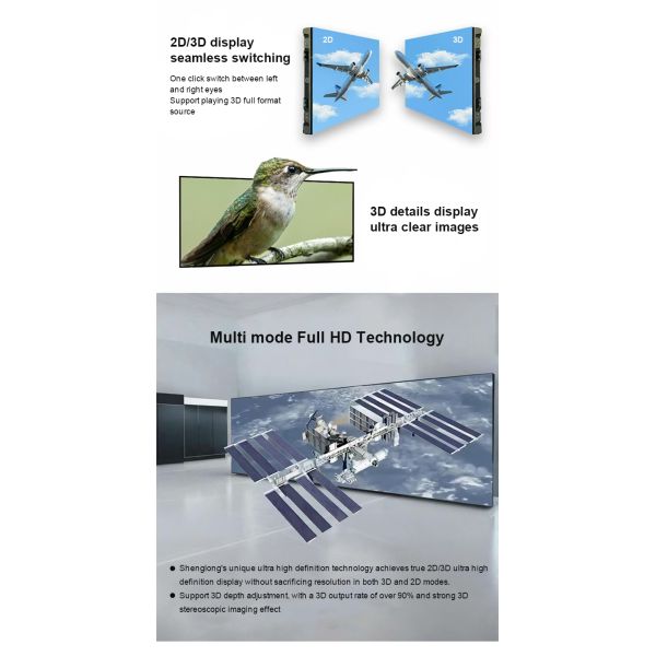 Good Price Customized 156inch 3D Movable Stand LED Multimedia Teaching All-in-One Machine