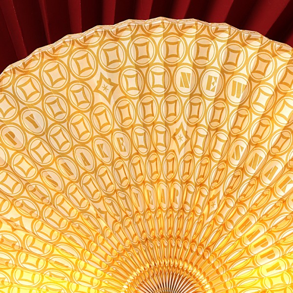Beechwood Dimmable Folding Paper Lamp Battery Powered Handcrafted light