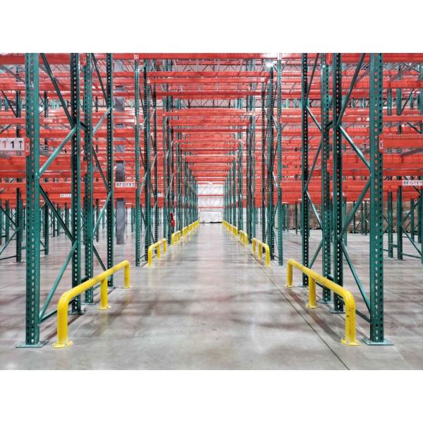 Teardrop Warehouse Pallet Racks suitable for 40"x48" US standard pallets