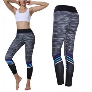Buy cheap Zebra Print Yoga Pants High Waist Women Fitness Energy Seamless Push Up Calf Length Pants product