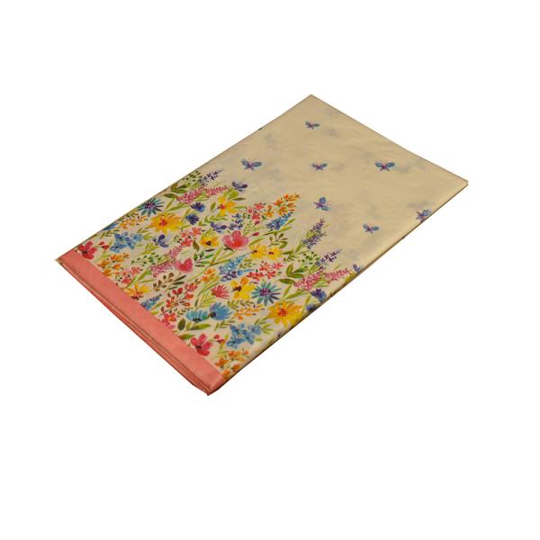 Hawaiian Hibiscus Thick Paper Tablecloths , 1.37x2.74m Disposable Xmas Tablecloths