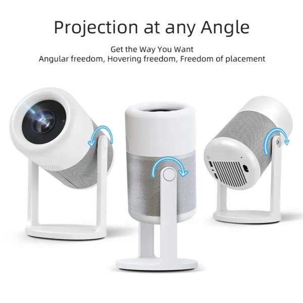 2025 Upgraded J1 Dark Gray Freestyle Projector 1080P 4K Smart Mini Projector With Android 11.0 1+16G