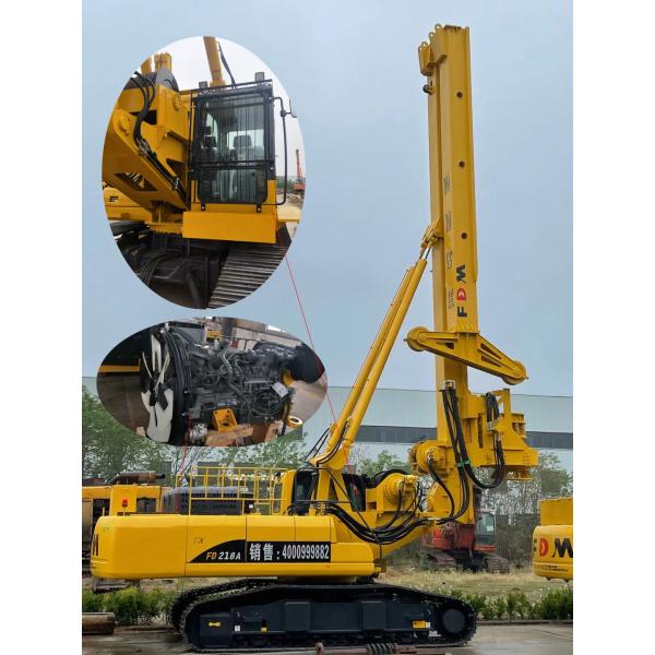 FDM Rig Hydraulic Hammer Piling Machine With ISUZU6HK1 Engine
