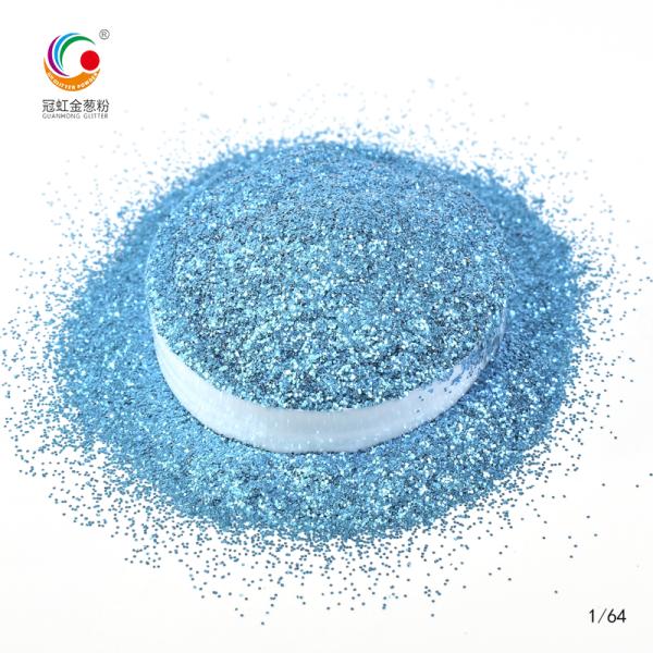 Colored Hex Aluminium Glitter Heat Resistant Purple Powder 0.2mm-1.0mm