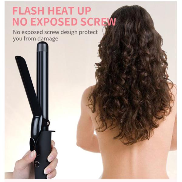 140-430F LCD Curling Iron PTC Fast Heat Up Digital Temperature Control
