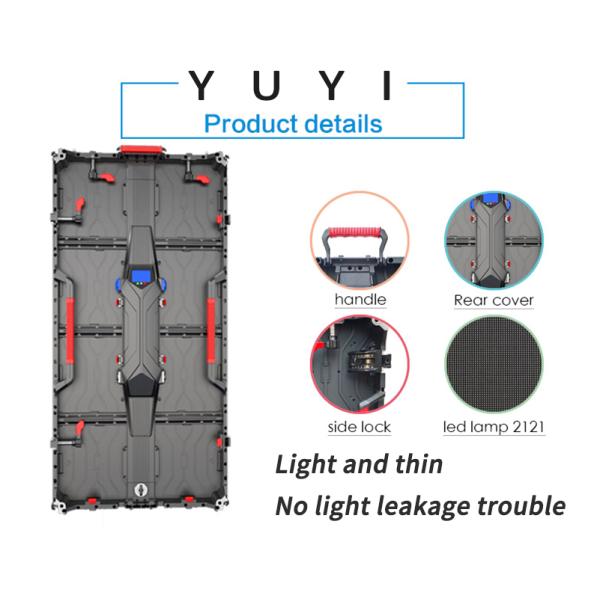 Customizable Cabinet Size Indoor Led Display Screen Panel Customizable Rental Led Screen 500*1000mm