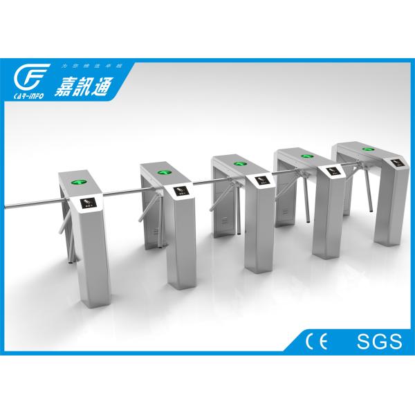 Factroy Indoor Half Height Vertical Tripod Turnstile React Quickly For Stadium