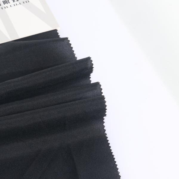 100% RECYCLED polyester pongee 50D fabric for clothing lining shopping bag