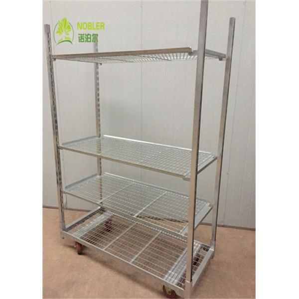 TC0131 Danish Trolley Shelves Horticultural Sector Flower Steel Roll